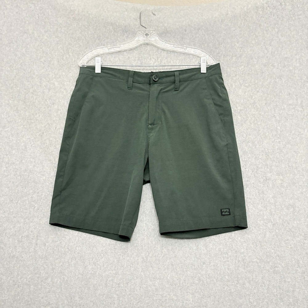 Billabong Shorts Mens *34 Green Casual Crossfire Submersible Beach Outdoors